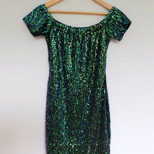 Motel Iridescent Debbie Dress